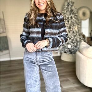 Velour Gray Sailor Pant